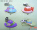 Metal tablecloth clip with colorful painting