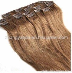 2013 hot selling clip-in hair extension