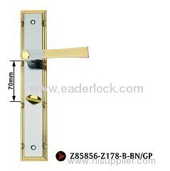 Zinc wood door handle
