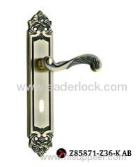 Aluminum wood door handle