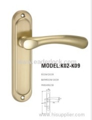 Zinc alloy wood door handle