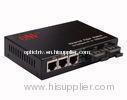 20 / 40 Km Rj-45 Fiber Media Converter, 10 / 100m Single Mode Media Converter