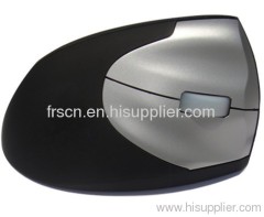 Multicolor rubber 2.4g deluxe vertical wireless mouse for laptop