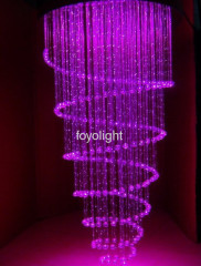 Modern ceiling fiber optic pendant chandelier light fiber optic light