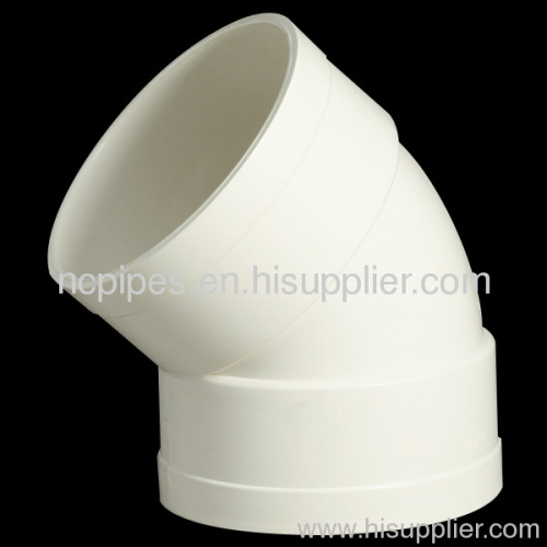 UPVC PIPES FITTINGS 45 DEGREEN ELBOW