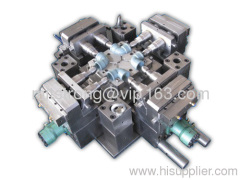 4 cavities pipe moulds