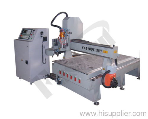 Powerful Auto Tool Changing CNC Woodworking Machine