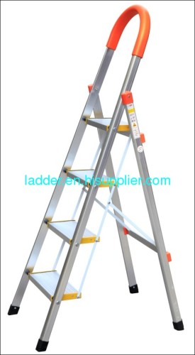 aluminium ladder household ladder home ladder step ladder 4rungs 4steps foldable ladder