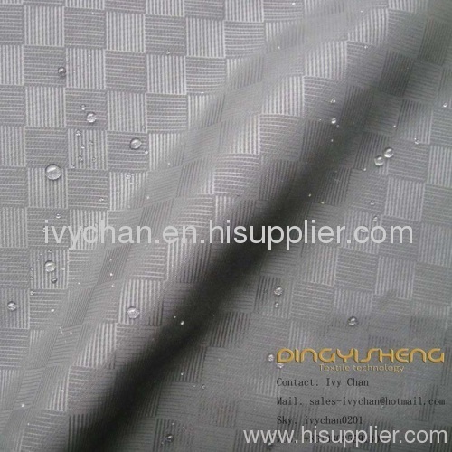 Grade 4 waterproof polyester fabric for mens' jacket