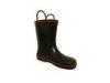 Black Rubber Rain Boot With Two Handle Cotton Lining Size 22