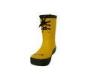 Yellow Rubber Rain Boot , Lace Up Waterproof Cotton Lining