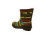 Size 3 Rubber Rain Boot , Short Stripe Flexible Rubber Outsole