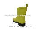 Short Ankle Rubber Rain Boot , Light Green Waterproof for Fishing