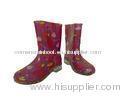 Children PVC Rain Boots Ankle , Size 32 Lovely Polka Dot Waterproof