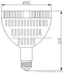 35W PAR30 LED Spotlight with Osram/Cree chip