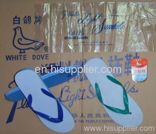 "White Dove " plastic microporous slipper 811L+whitedove 811L slippers 6