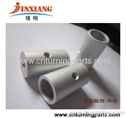 Al6061 smooth tube with threaded hole plating matte