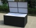 Patio wicker knockdown storage boxs