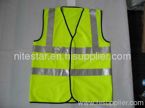 Safety vest Warnning waistcoat Reflective cloth