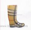 Waterproof Knee Rain Boots , Beautiful Polyester Lining Size 42