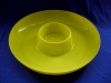 yellow plastic candy trays