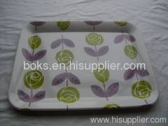 decorated plastic multi-purpose food trays