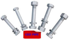 Zinc ASTM A193 B7 stud bolt and nut