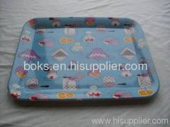 2013 decorated plastic multi-purpose food trays