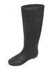 Black Thigh High Rain Boots , 15.7inch Circumference Size 41