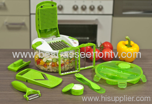 Salat Chef Smart Genius Fruit Chop And Slicer As Seen On Tv From