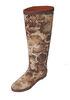 Patterned Thigh Rain Boots Long , Comfortable Beautiful Size 7