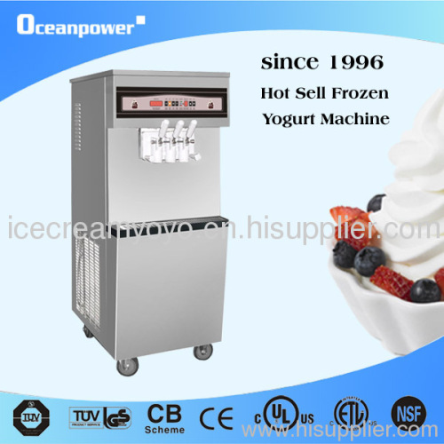 Pre cooling ice cream machine