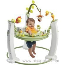 Evenflo ExerSaucer Jump and Learn Stationary Jumper Safari Friends