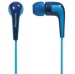 Panasonic RP-HJE140 L-Shaped Stereo Earbuds Headphones Blue