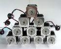 Bipolar cnc router stepper motor kit 2 phase , Nema 17 4400g.cm 61 OZ-IN