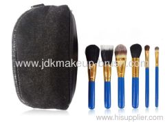 Shiny Blue 6pcs Makeup brush kits