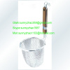 Stainless Steel Noodle Food Strainers with Wooden Handle