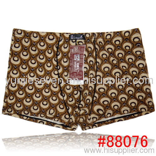 Modal Boxer Short For Man Boyshort Bamboo Fiber Panties Briefs Lingerie Lntiamtewear Underpants YunMengNi 88076