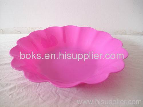 2013 pink custom plastic fruit plates