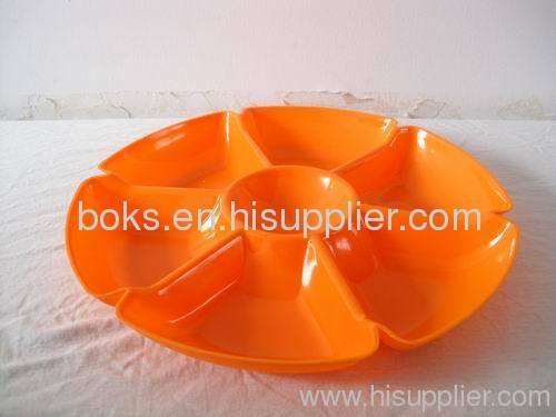 2013 beautiful plastic divided candy plates