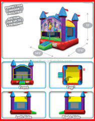Inflatable Wacky Princess Castle Bouncer