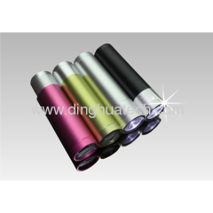 Real high brightness LED flashlight aluminum alloy mobile power