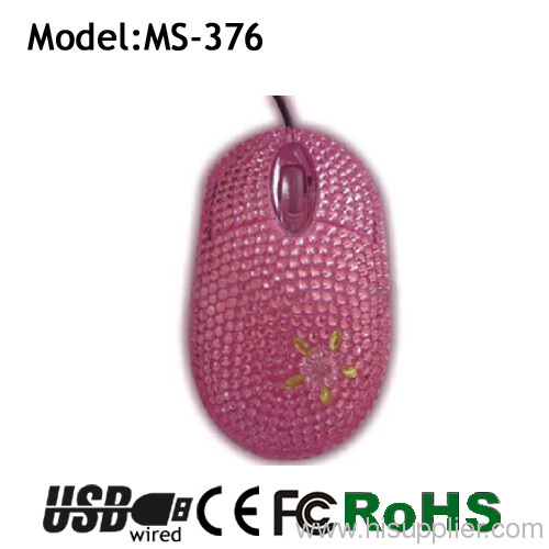 new stype best choice gift crystal pc mouse