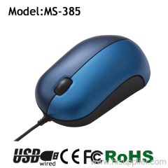 Free&Easy two colors 3D wired mouse colorful mouse