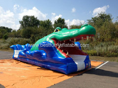 Inflatable Alligator Slip And Slide