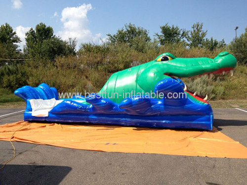 Inflatable Alligator Slip And Slide