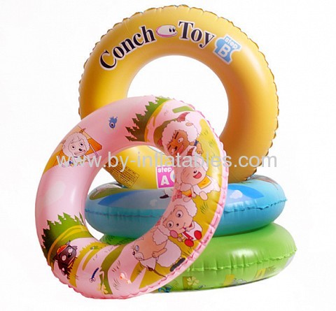 Inflatable ring for kid swim
