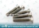 Titanium Fastener DIN 963 GR2 unalloy titanium slotted flat head machine screw