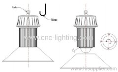 100W PIR Infrare Sensor LED Highbay Light (1-10V dimmable)