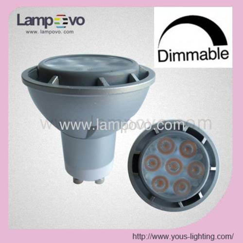 GU10 MR16 7W 7*1W 230V 500LM DImmable Dim LED SPTLIGHT